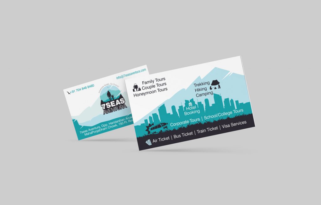 7seas Aventura Business cards