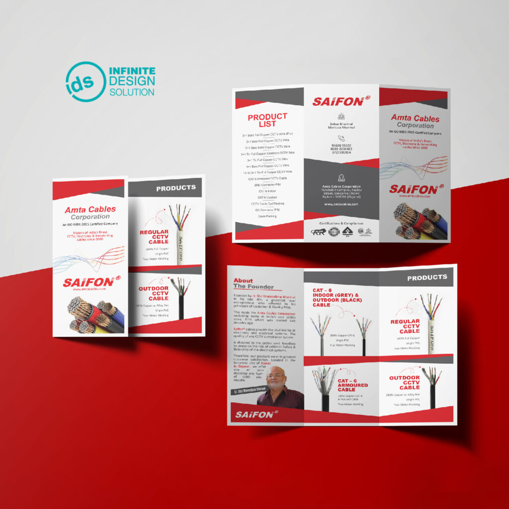Trifold Brochure For Manufacturer
