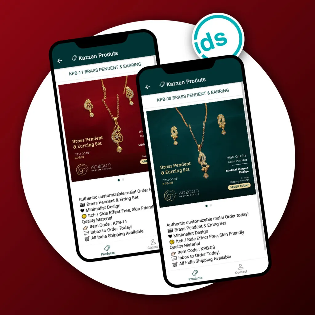 Jewellery manufacturer eCommerce mobile application